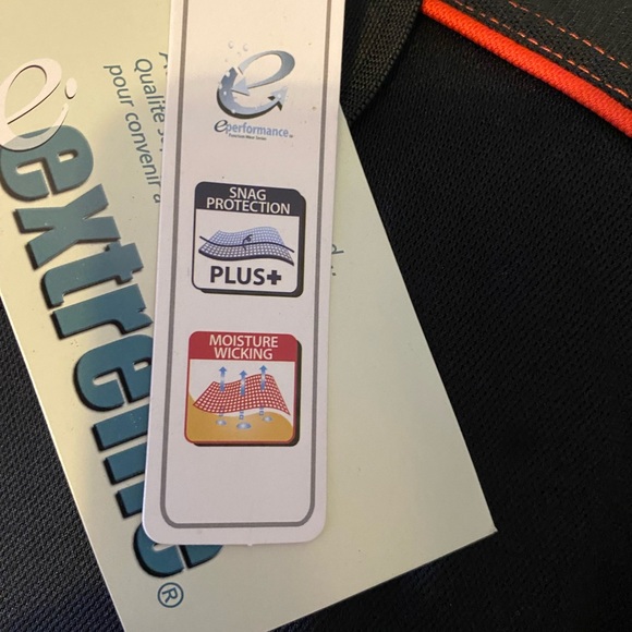 Extreme performance black/orange short sleeve shirt Ladies . UV protection 40+ - Picture 8 of 8